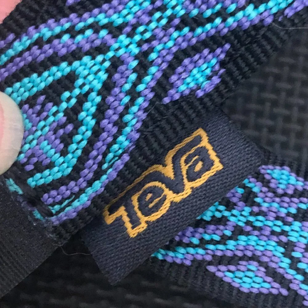 Teva Original Universal Athletic Sandal Men's size 12 Black Blue Activewear